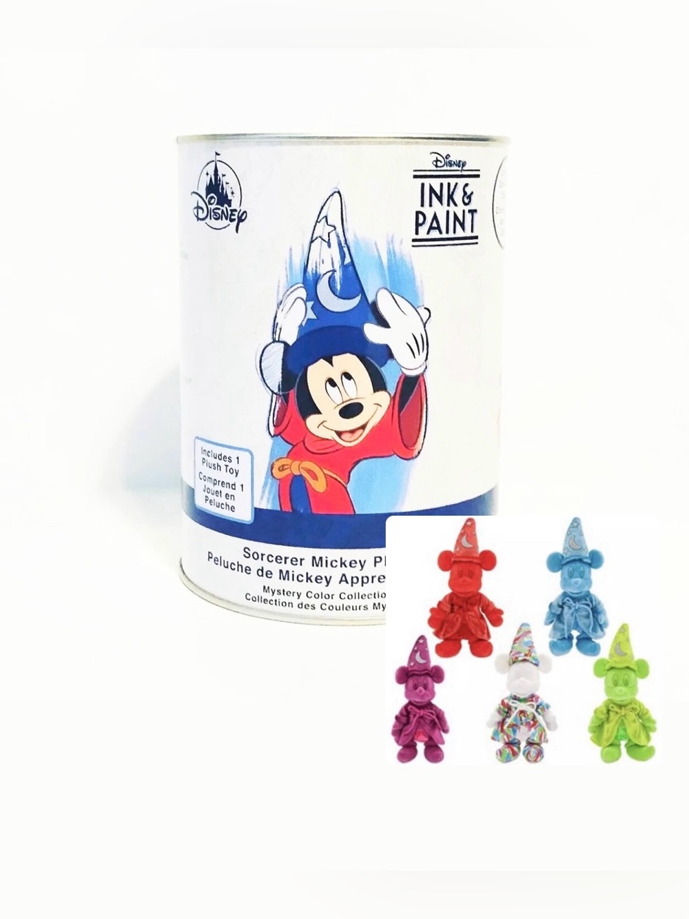Disney Ink & Paint Sorcerer Mickey Plush Can